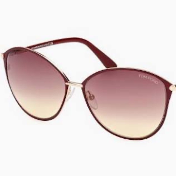 PENELOPE SUNGLASSES, SHINY BORDEAUX - Picture 1 of 8